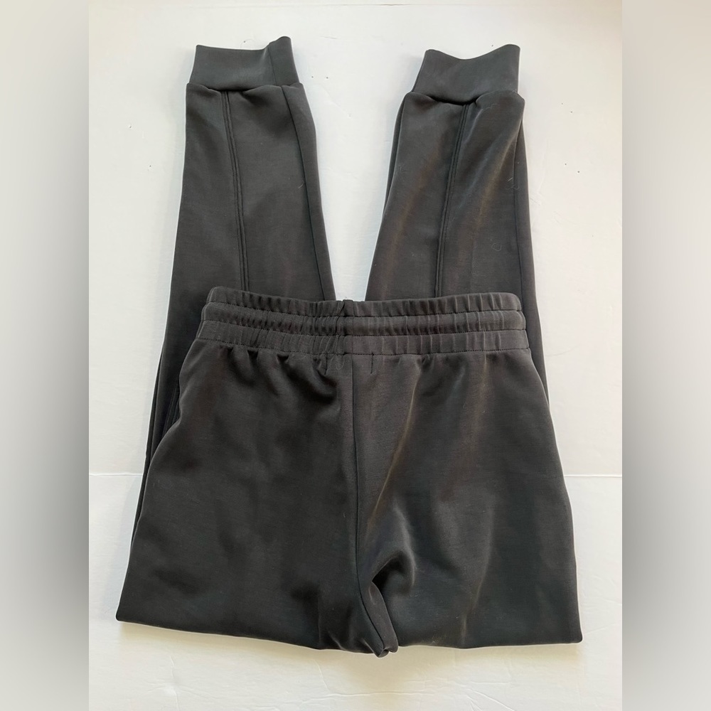 Nux Los Angeles Size XSmall Sleek Fabric Black Jogger Sweatpants - Picture 2 of 9